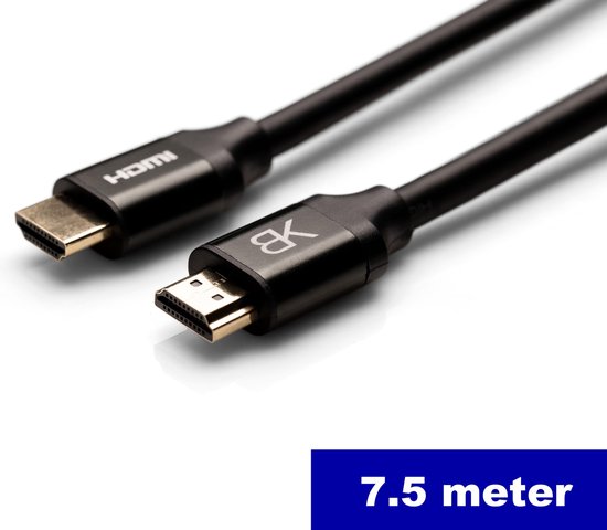 HDMI Kabel 2.0 / 4K – 18GBPS – High Speed – HDMI naar HDMI – 7,5 meter – lengte van 1 tot 15 meter