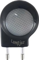 Lampjez Nachtlampje met Licht Sensor - Zwart - LED Verlichting