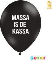 Ballonnen “Massa is de Kassa” 10 stuks