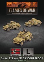 Flames of War: Sd Kfz 221 and 222 SS Scout troop