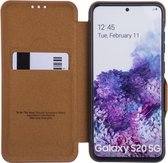 UNIQ Accessory Samsung Galaxy S20 Book Case hoesje - Licht Bruin