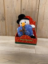 Kerst - Sneeuwpop - Kadobox - met Plaid