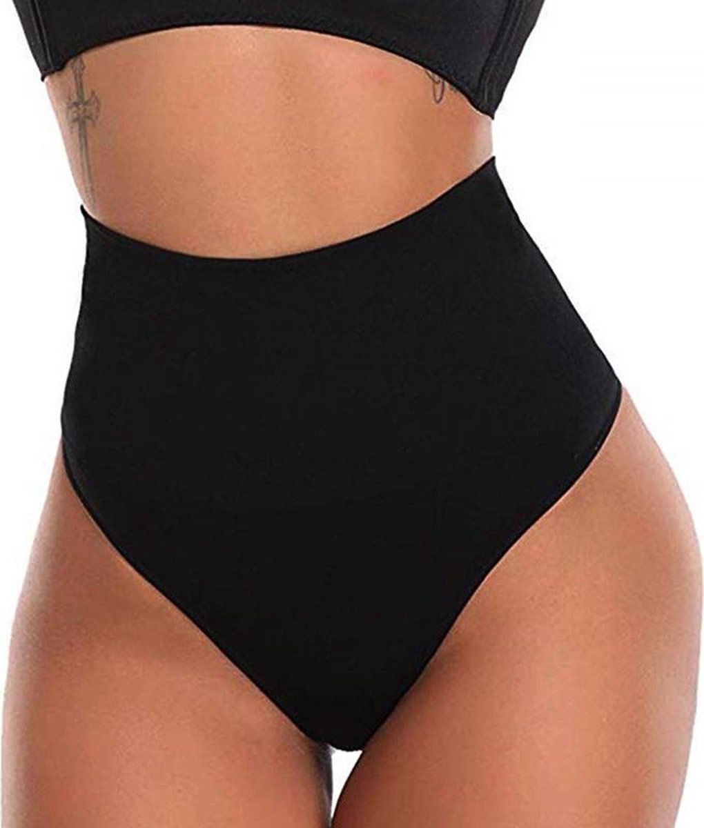 Tailleslip Body shaper - Correctie Ondergoed Shapewear - XL - zwart