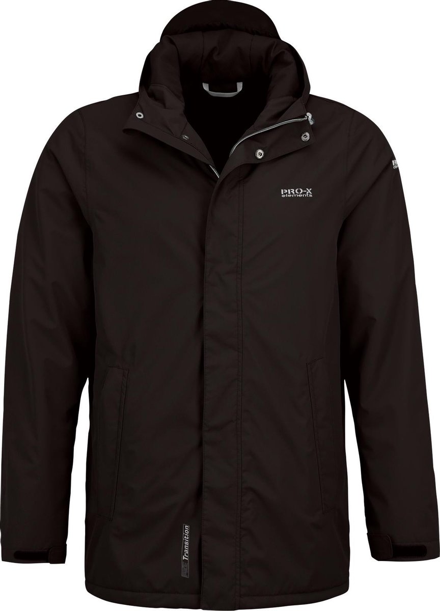Pro-x Elements Outdoorjas Dale Heren Polyester Mt 3xl Zwart