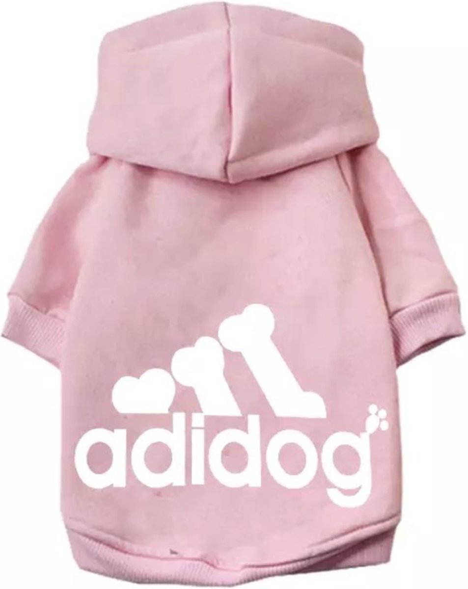 Adidog Hoody voor honden Roze