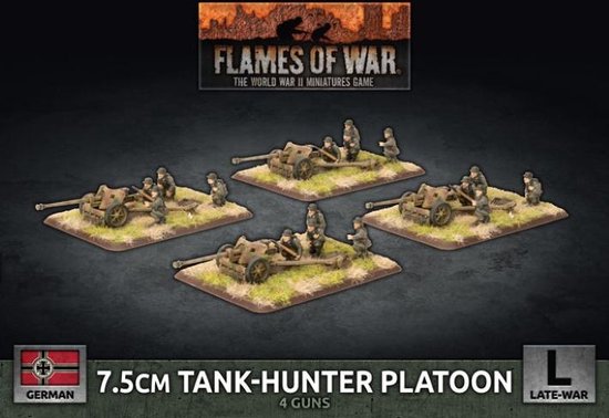 Afbeelding van het spel Flames of War: 7.5cm Tank-Hunter platoon