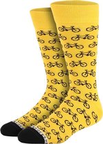 Bike Yellow Heren sokken Maat 41-46
