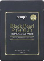 Petitfée Black Pearl & Gold Hydrogel Eye Patch Oogmasker 1 paar | Anti Wallen | Donkere kringen | Gezichtsmasker | Huidverjonging