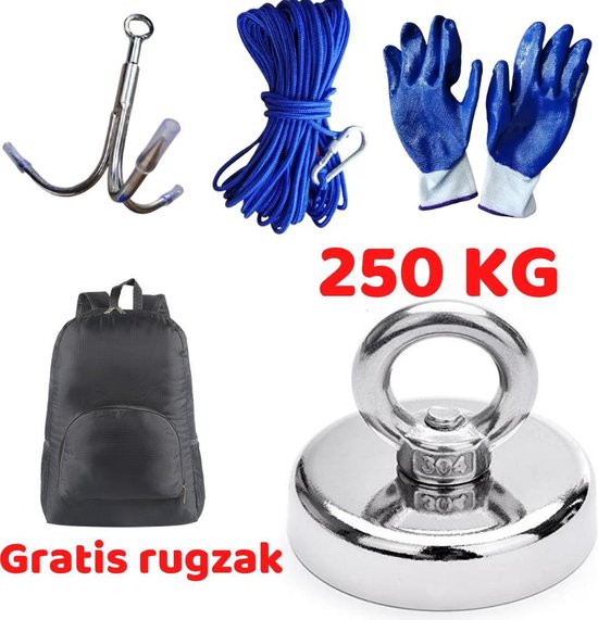 2000 LB Trekking Force Beast Magneten 360 Graden Vissen Magneet Voor Magneet Vissen, Berging en Schat Jacht