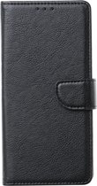 Samsung A41 hoesje zwart - Samsung Galaxy A41 bookcase - pasjes - Wallet case - flip