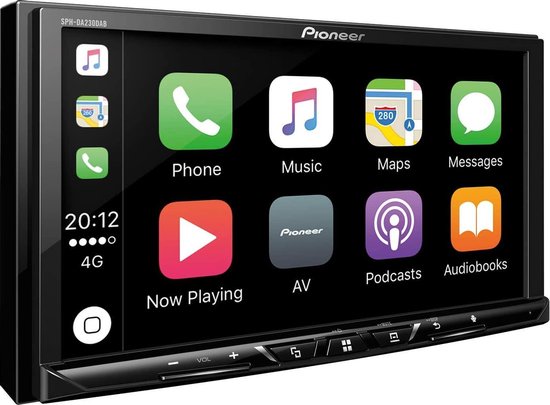 Pioneer SPH-DA230DAB - Multimedia autoradio met Carplay & Android Auto  (2-DIN) | bol.com