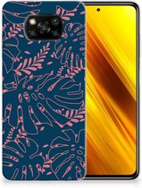 Telefoonhoesje Xiaomi Poco X3 | Poco X3 Pro Silicone Back Cover Palm Leaves