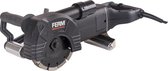 FERM Industrial – Sleuvenfrees/muurfrees – 2400W – 150mm 3-in-1 zaagblad – Incl. steeksleutels en stofzuigeradapter