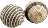 Duvo+ Rope ballen Grijs 2pc - 4x4x4cm