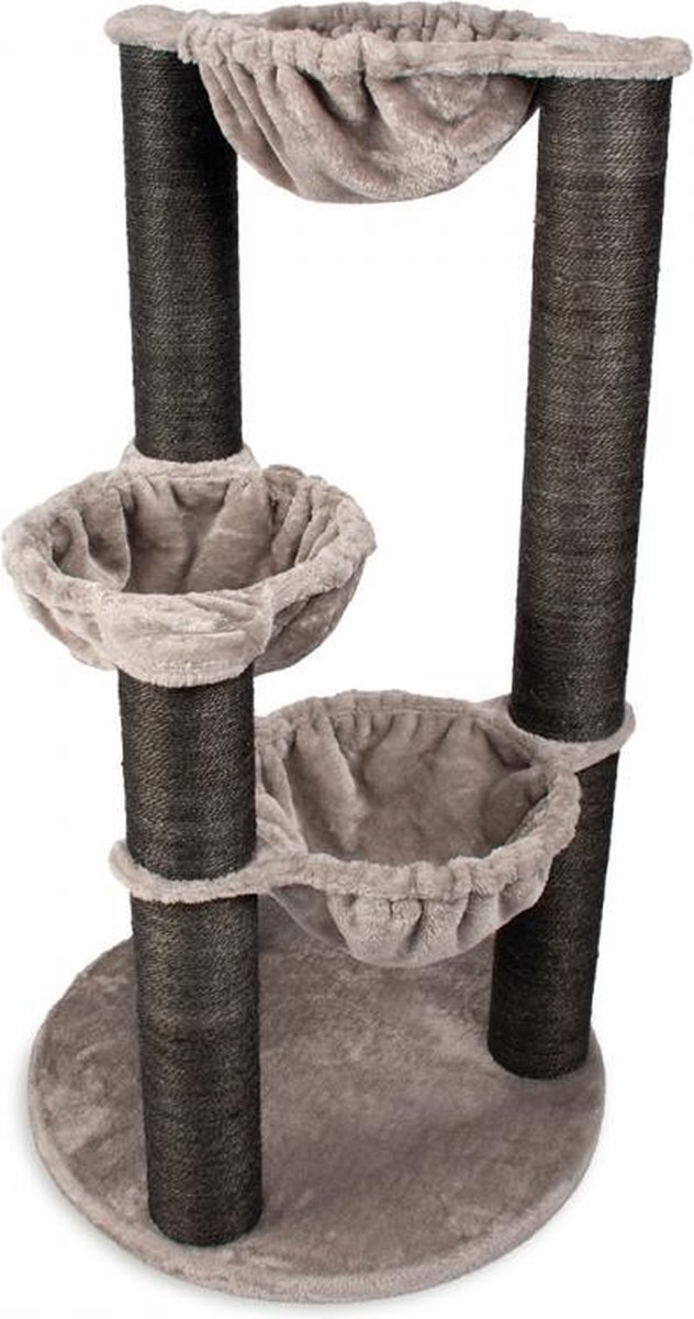 Duvo+ Krabpaal blake Zwart 60x60x106cm Duvo+ Krabpaal blake Zwart 60x60x106cm