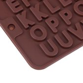 Alfabet - Siliconen mal voor o.a. chocolade