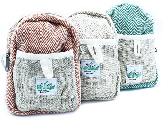 Sac mobile en chanvre avec cordon de serrage - couleur aléatoire