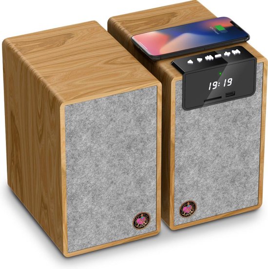 Groot universum Woord kop Avlove AVL2 - Hifi Stereo Speaker Set / Luidsprekers - Bluetooth, USB en  AUX -... | bol.com