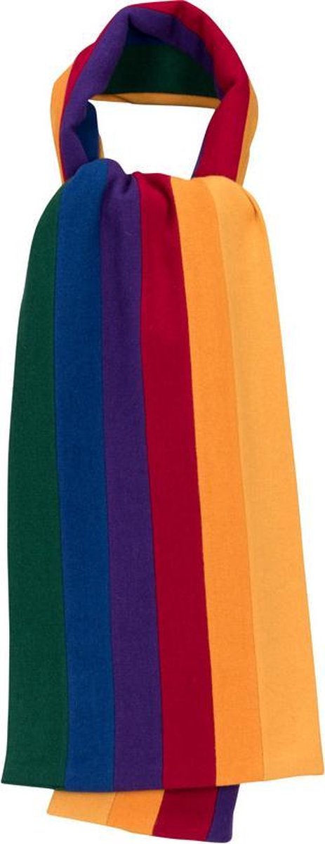 OXFOX Scarves Rainbow LHBTIQ+ sjaal - University College - Heren/Dames/Unisex - Regenboogkleuren - Alle maten