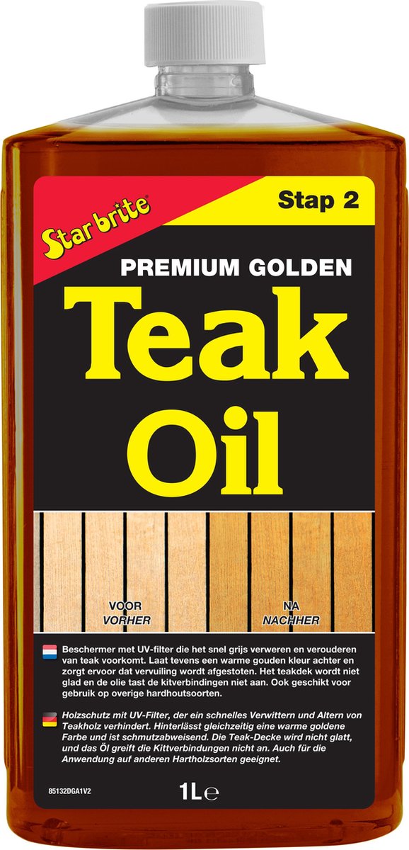 Star brite Premium Golden Teak Olie 1000ml