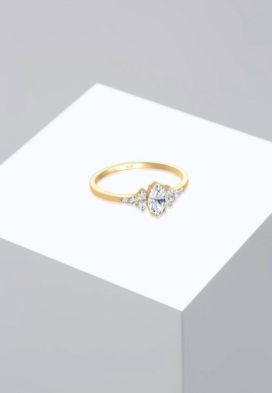 Elli Ladies Bagues Ladies Marquise avec cristaux Swarovski® en Argent sterling 925