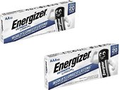 POWERDEAL: 10 X Energizer ultimate lithium AA + 10 X Energizer ultimate lithium AAA