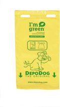 DepoDog hondenpoepzakje duurzaam 2400 st. I'M Green kleur geel