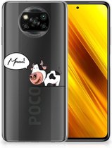 Foto hoesje Xiaomi Poco X3 | Poco X3 Pro Telefoon Hoesje Gepersonaliseerd Cadeau Cow