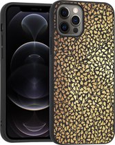 iMoshion Design voor de iPhone 12, iPhone 12 Pro hoesje - Grafisch - Goud