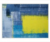 Aemely - Laagpolig vloerkleed - Modern geel blauw - 180 x 280cm