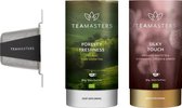 Teamasters klein- Silky Touch - Foresty Freshness - Groene Thee - Framboos thee - Witte thee - Thee Geschenkset - Cadeautip - Losse Thee - Theedoos - Relatiegeschenk - Zomer