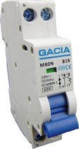 Gacia - M80N Installatieautomaat - 16A B - KAR 2P
