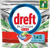 Bol.com Dreft Platinum Plus All In One - Vaatwastabletten - Voordeelverpakking 5x29 stuks aanbieding