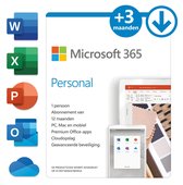 Microsoft 365 Personal - Nederlands - 15 maanden abonnement