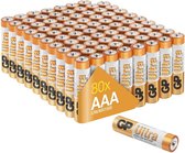 GP Ultra Alkaline AAA batterijen - Mega Voordeelpak - 80 stuks ( LR03 - Potlood - Micro batterij )