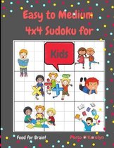 Easy to Medium 4x4 Sudoku for Kids