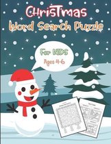Christmas Word Search Book for kids Ages 4-6