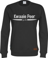 Kwaaie Peer Sweater Zwart | Maat XL
