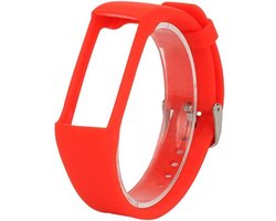 Horloge Bandje Geschikt voor Polar A360 / A370 Bandje - Horlogebandje - Polsbandje - Bandjes.nu - Polsband – Rood