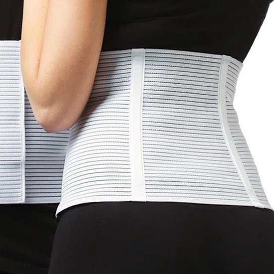 Orthèse médicale élastique post-opératoire - Ceinture post-partum - Hernie - Grossesse - Césarienne - Fracture ombilicale - Beige - Taille XS
