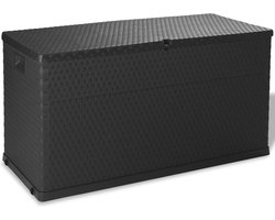 Tuin opbergbox 120x56x63 (LxBxH), 420liter, antraciet, kussenkist, tuinkist, opbergkist