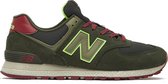 New Balance Mt574 Sneakers Groen/Rood Heren - Maat 41,5