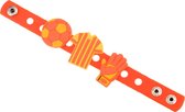 Akyol - Voetbal armband - Nederlands elftal - OnsOranje - EK - charmbandje - maak je eigen - ontwerp je eigen armband - siliconen - rubberen - meisjes/jongens - bracelet - voetbala