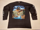 Rock Eagle Shirt: Native American / Indiaan vrouw met open armen en dieren (XLarge / Lange Mouwen)