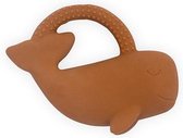 Jollein Bijtring rubber - Whale - caramel