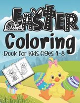 Easter Coloring Book For Kids Ages 4-8: easter gifts