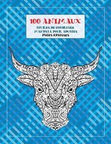 Livres de coloriage Mandala pour adultes - Pages epaisses - 100 animaux