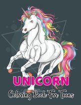 Unicorn Coloring Book for Teens