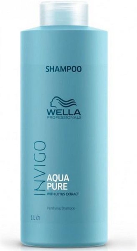 Wella Invigo Aqua Pure Purifying Femmes Professionnel Shampoing 1000 ml |  bol.com