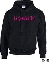 Hoodie | Karakter | Eigenwijs | 01 - S, fluor pink